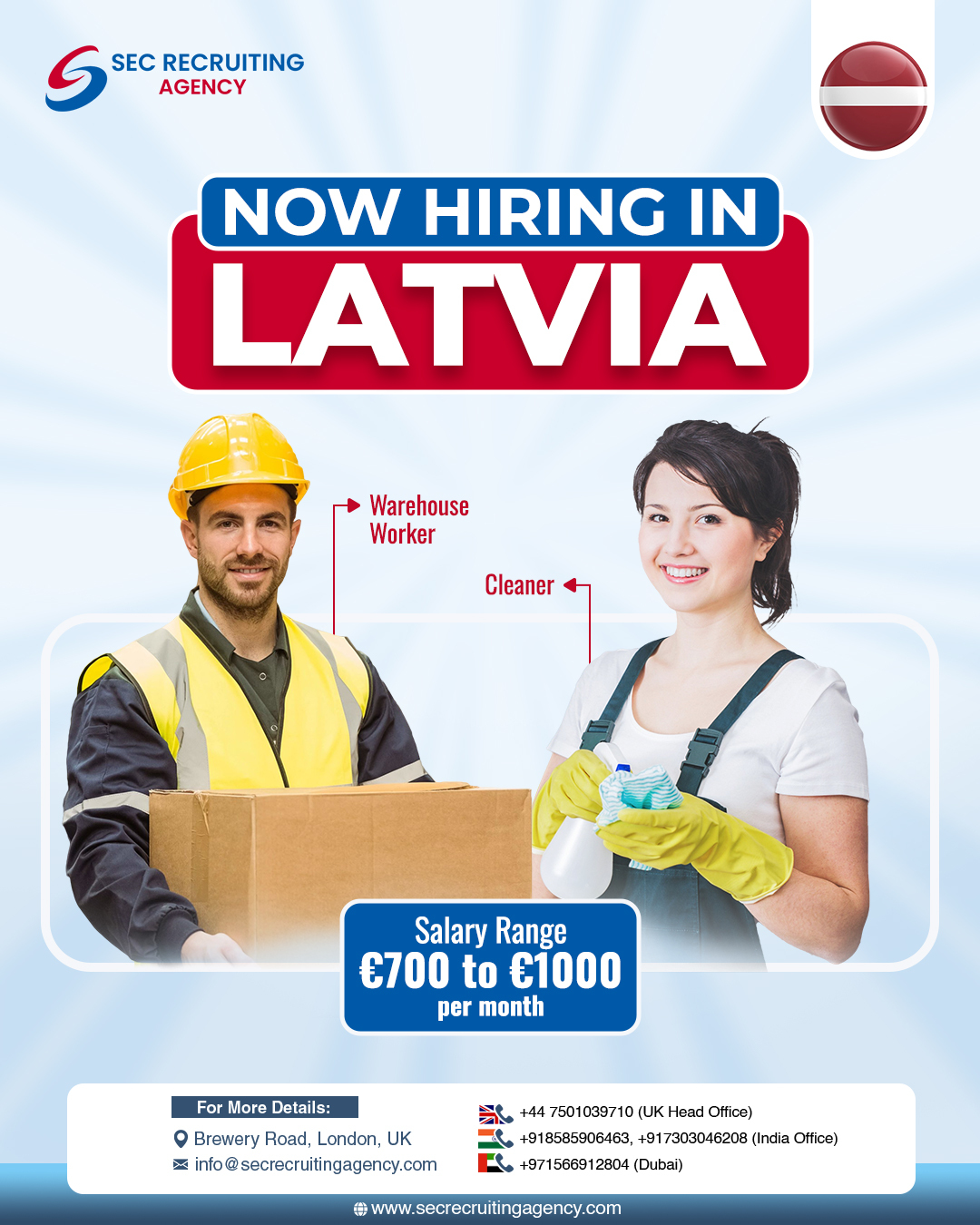 HIRING IN LATVIA